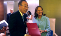 accord de Paris Ségolène Royal avec Ban Ki-moon